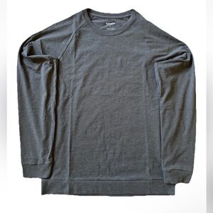 Bonobos Mens Everyday Long Sleeve Tee Soft Crew Neck Slim Fit Small Gray NWT (a)